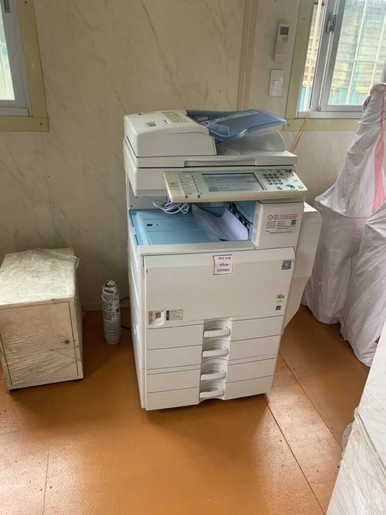 Giao may photocopy Ricoh 5001 cho du an Ho Tram