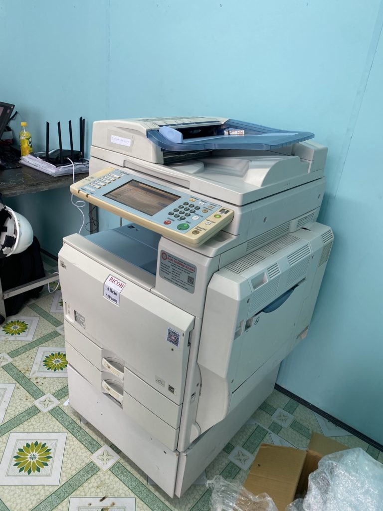Giao may photocopy Ricoh MP 4001 cho Khu cong Nghiep Long Hau tinh Long An2